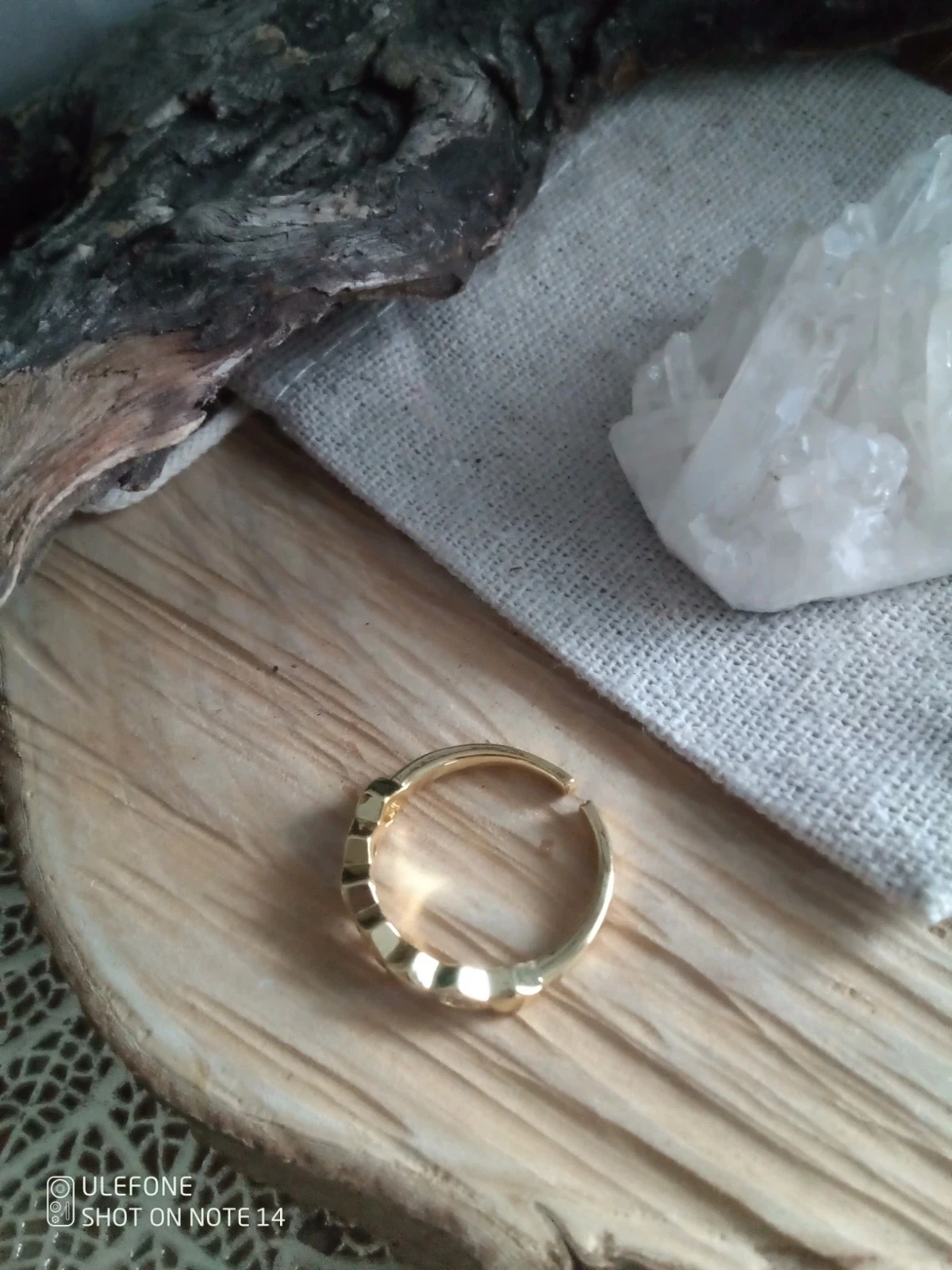 Bague alvéoles d'abeille – photo 2